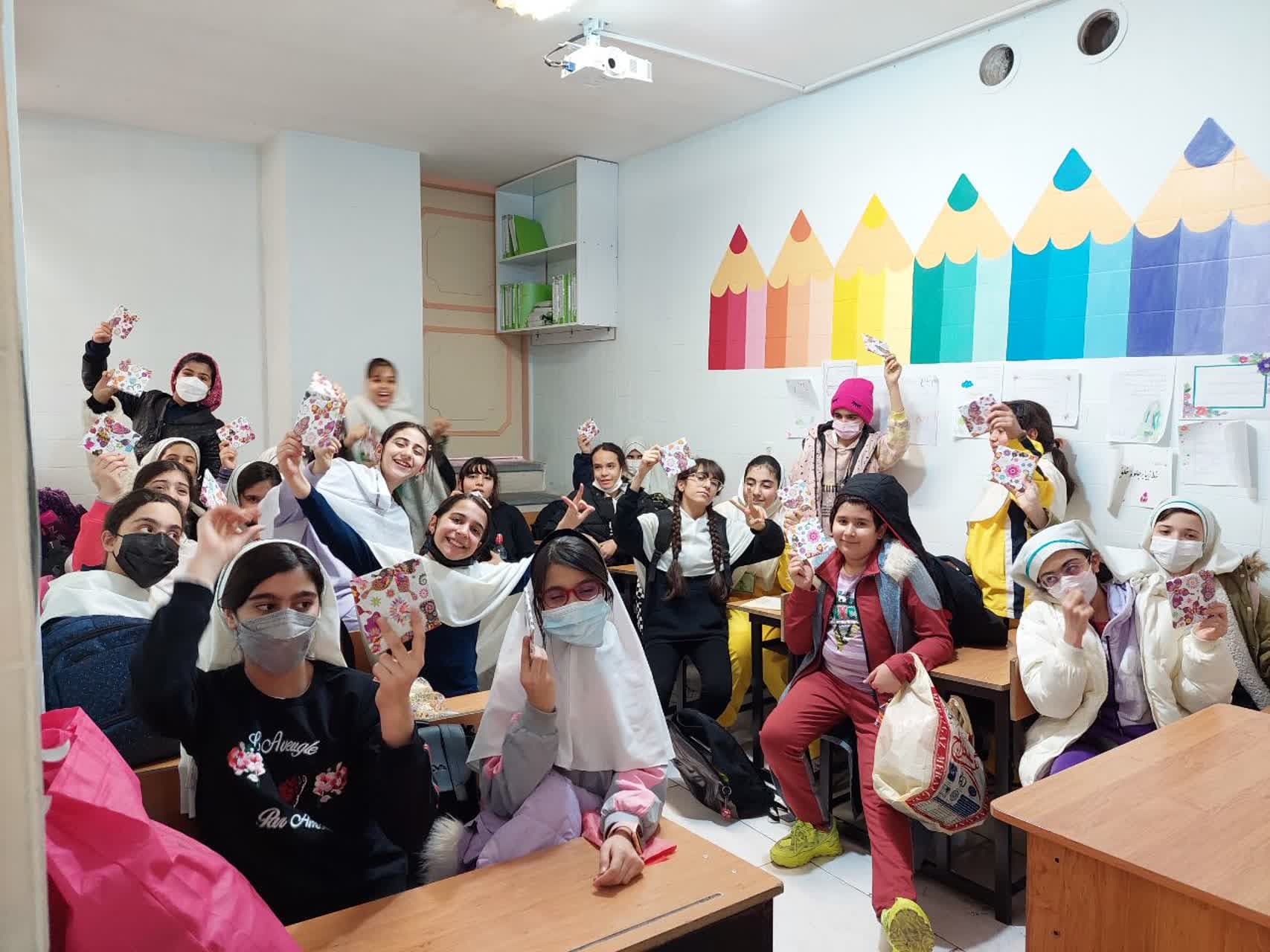 هدیه روز مادر از طرف مدیریت بوستان خرد 