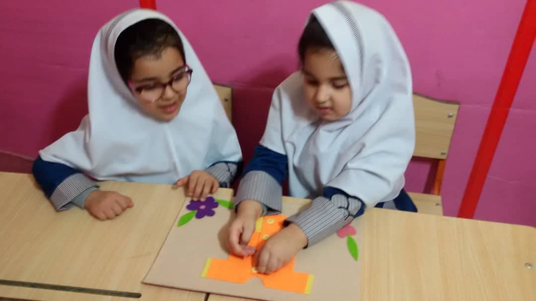 مهارت دست ورزی کلاس پیش دبستانی